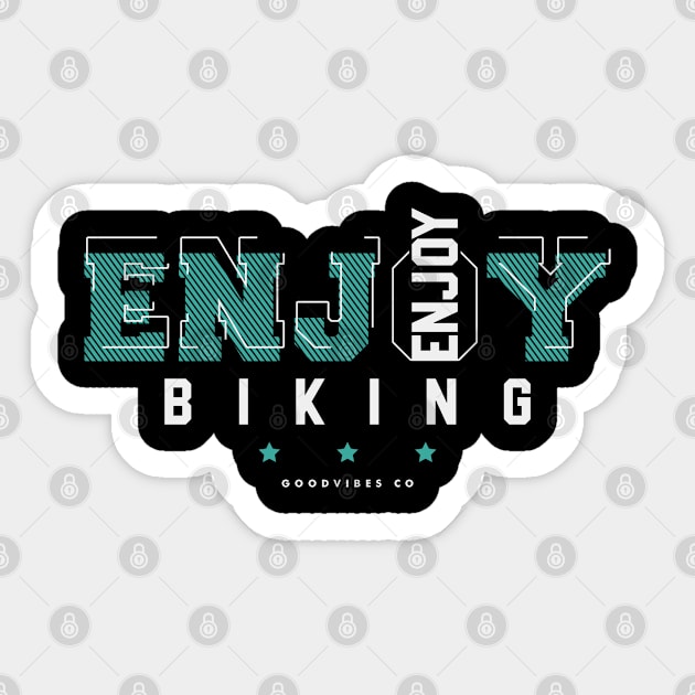 Enjoy Biking Sticker by SerenityByAlex